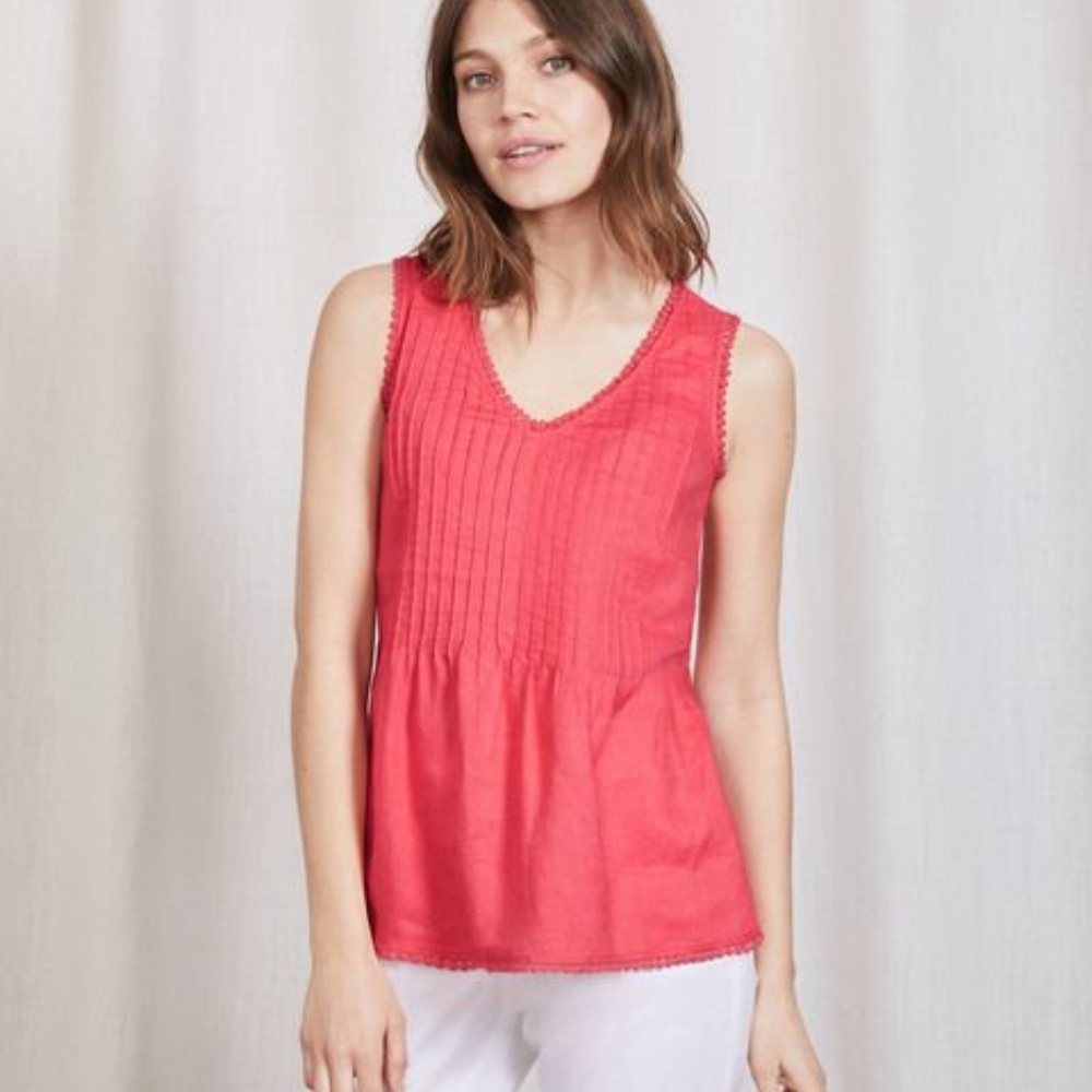 Boden Linen Valencia Tank Top